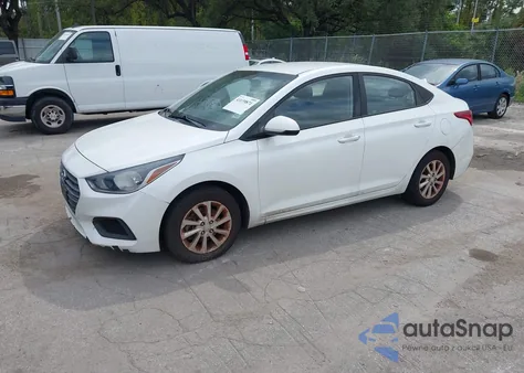 2018 Hyundai Accent Sel z USA, uszkodzony, nr VIN 3KPC24A3XJE024600